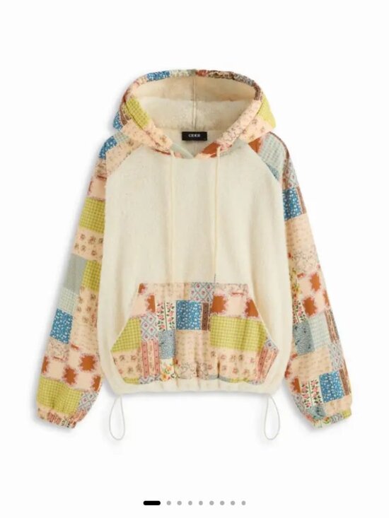 Cider Sweaters - Size xs Cider -fleece geometric and disty floral